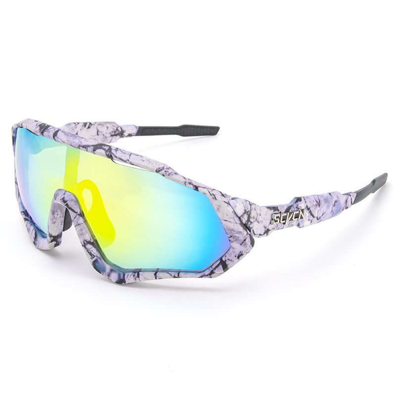 Picture of Foreign trade sunglasses men and women riding glasses outdoor sports glasses bicycle dustproof sunglasses soft nose pad wholesale