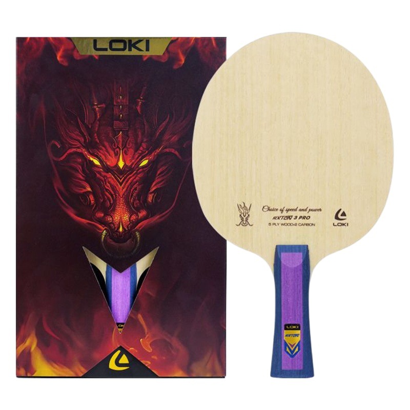 LOKI Thor Ruilong 3Pro table tennis racket baseboard built-in 12K carbon table tennis baseboard 5+2 Arc ring quick attack