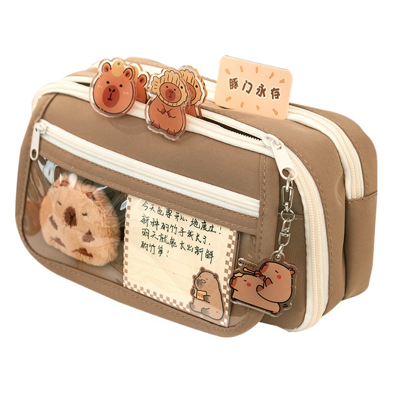 New capabala pencil case female primary school student girl High-looking large capacity stationery box junior high school student children Girl