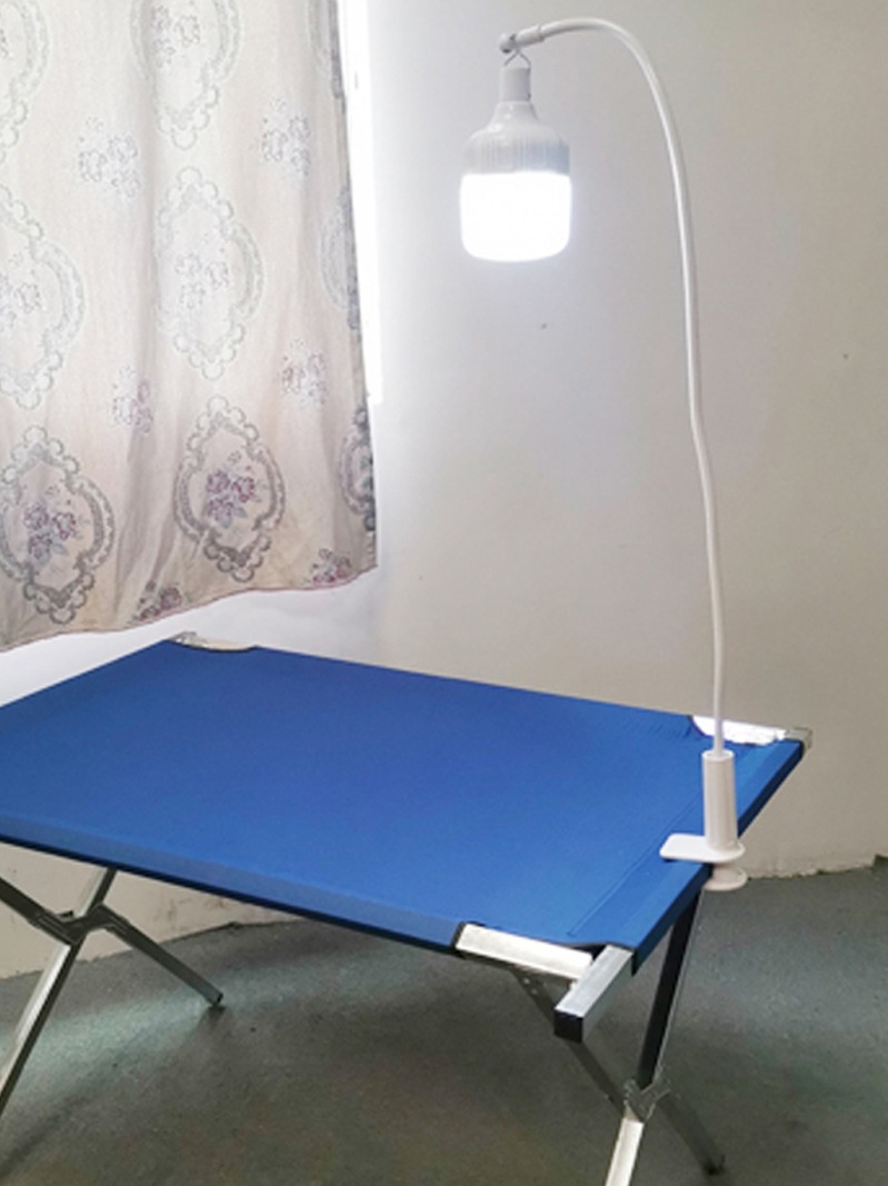 Picture of Night Market Stall Rechargeable Lamp Street Stall Lamp Super Bright Warm Light Unplugged Desktop Clip Bracket Portable Led Lighting Lamp