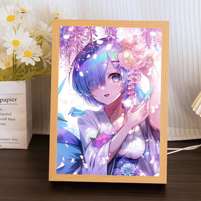 REM lighting painting different world life from scratch indoor study bedroom desktop decoration night light diy