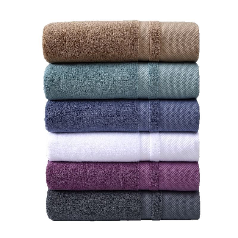 Picture of Five-star hotel 7A antibacterial cotton bath towel thickened 400g hotel homestay bath cotton face towel