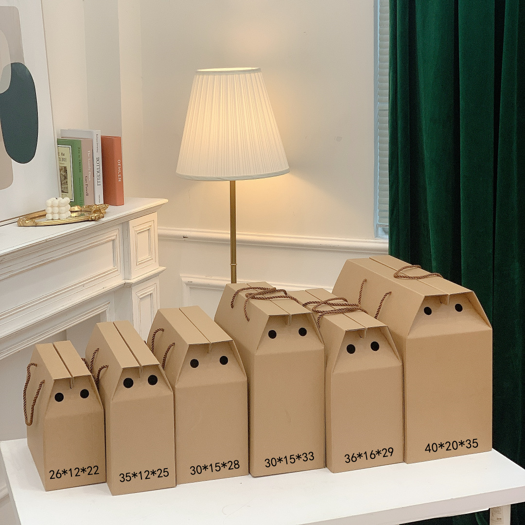 Spot Extra Hard Fruit with Rope Gift Box Agricultural and Auxiliary Product Transportation Suitcase Corrugated Cardboard Carton Carton