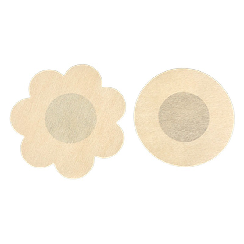 Non-woven Chest Sticker Disposable Chest Sticker Ultra-thin Breathable Anti-bump Lady Anti-running Light Sticker Breast Sticker Invisible Anti-running Light Sticker