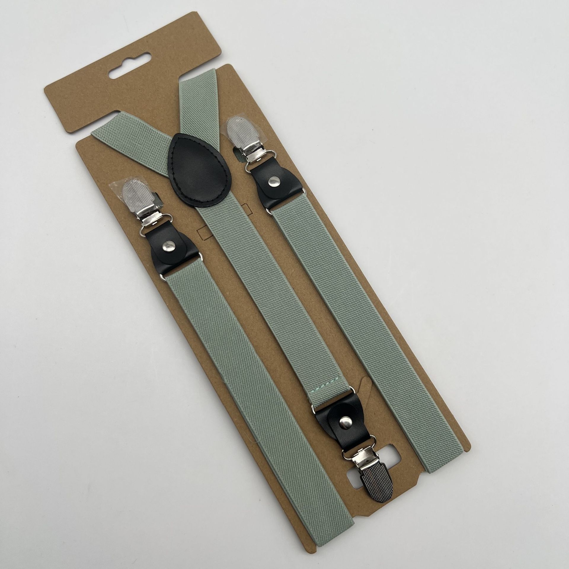 Picture of Cross-Border Supply 2.5cm Adult 3-Clip Elastic Suspenders Unisex Strap Clip-On Style Shoulder Strap