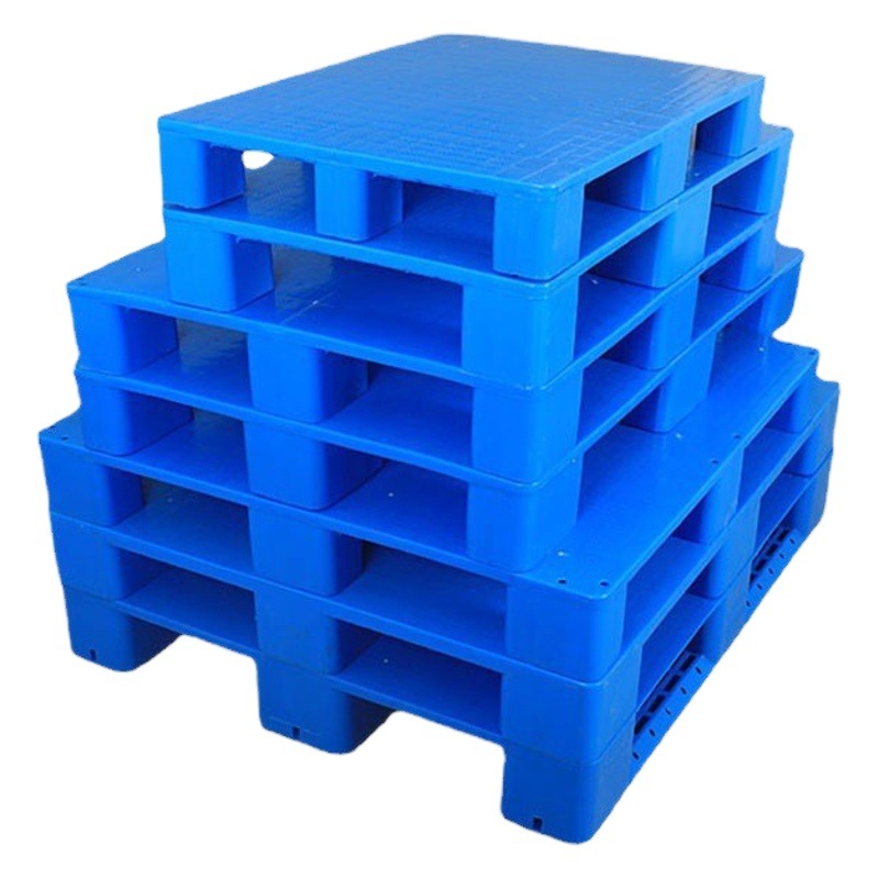Nine-leg flat plastic tray warehouse plastic platform card board warehouse pallet logistics warehouse forklift plastic tray