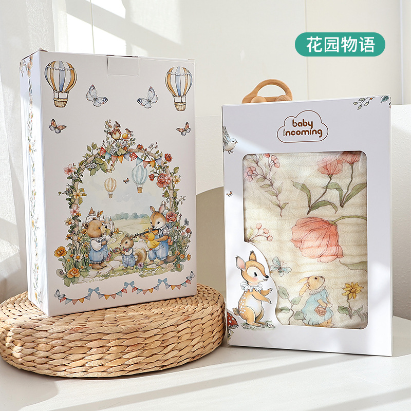 Picture of Baby Gauze Bath Towel Six-Layer Bamboo Cotton Baby Blanket Universal Soft and Absorbent Kidsren's Large Size Bath Towel for All Seasons