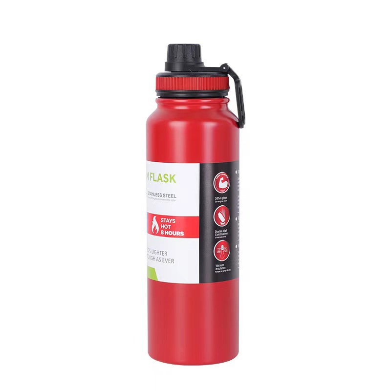 Picture of New stainless steel double-layer vacuum cup portable travel space pot large capacity outdoor sports water cup kettle wholesale