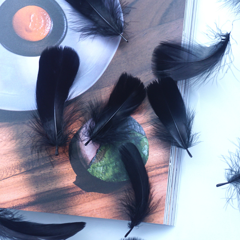 Picture of Manufacturer Wholesale Macaron Colorfulful Small Feather 5-8cm Goose Feather Small Floating Wave Ball Balloon Filling Decorative Material