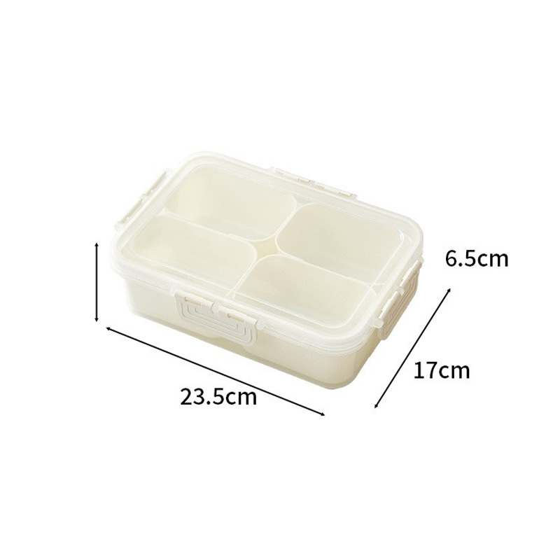 Picture of Cross-border Food Grade Sealed Fruit Salad Preservation Box Bento Box Eight-compartment Storage Box Portable Refrigerator Storage Box