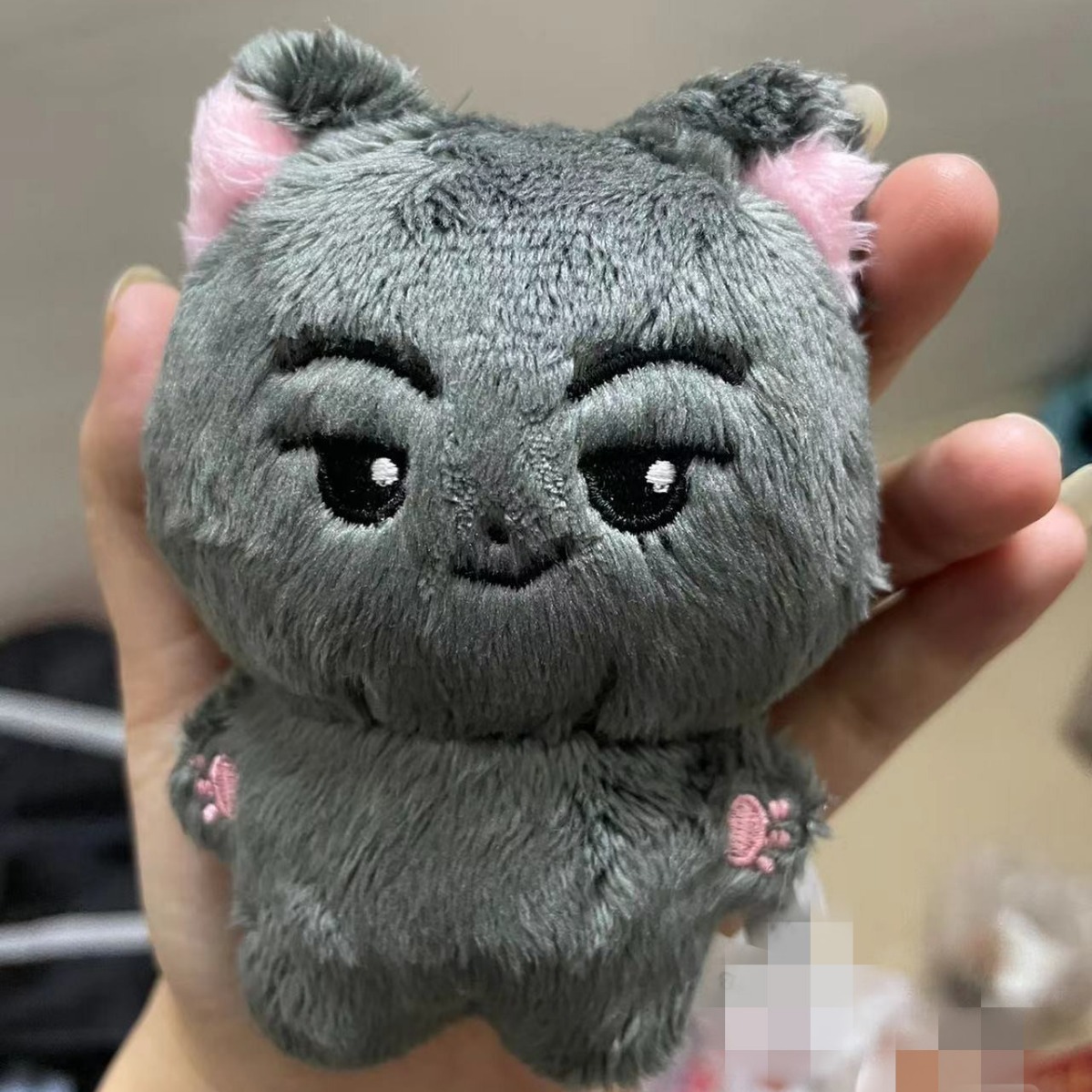 EN nimalz Animal Body Doll JAY Park Sung Star American Cat Doll Keychain Small Doll