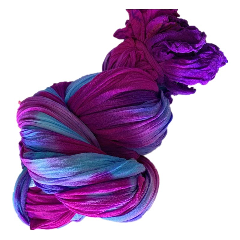 Mesh flower material simulation flower making material special dyed three-color wire mesh 30D silk lengthened wire mesh factory wholesale