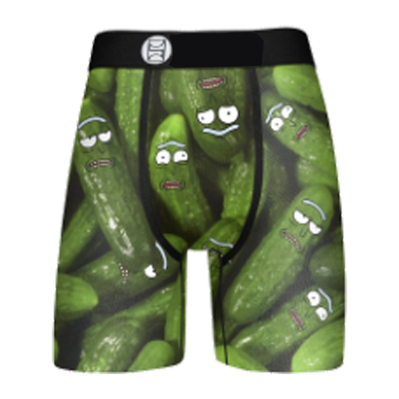 Picture of Men's Underwear Cartoon Print Men's Quick-Drying Boxer Briefs Sports Underwear Fitness Extended Underwear Men's Wholesale