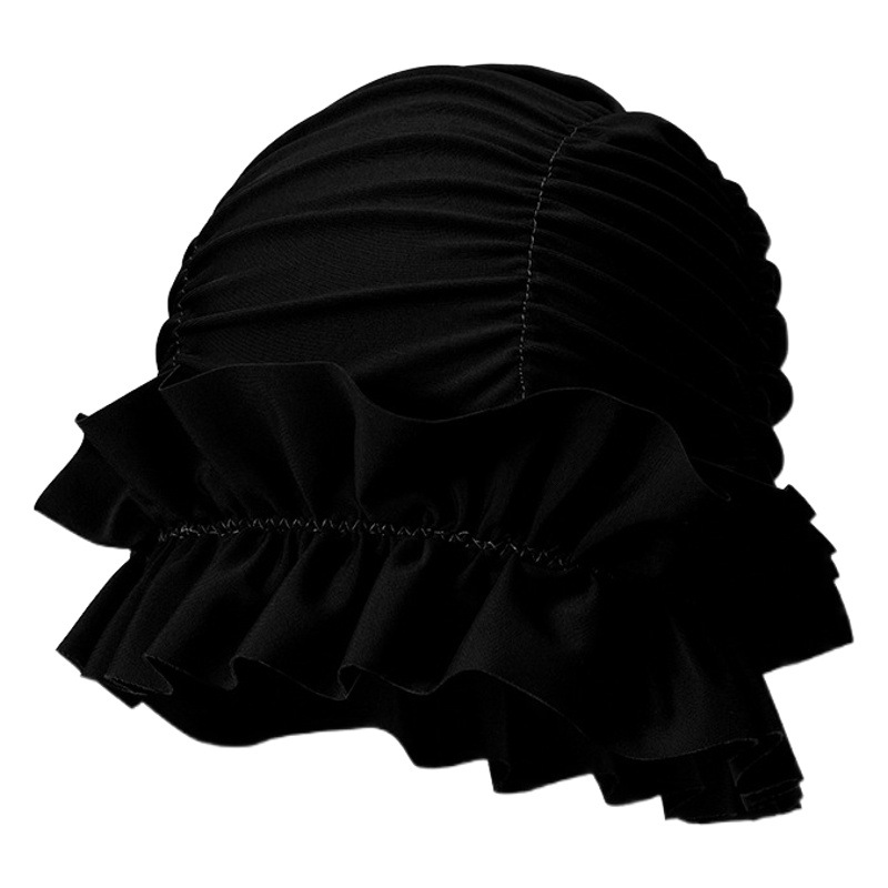 New long hair cap fashion sweet hot spring large short hair women's head cloth swimming cap comfortable ear protection swimming equipment