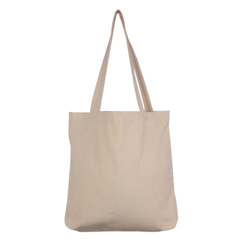 Spot blank canvas bag portable shopping bag printable logo advertising canvas bag zipper shopping bag personalized DIY