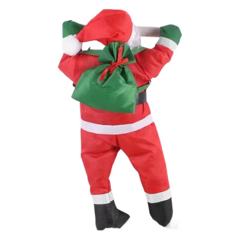 Cross-border Christmas ladder Santa Claus pendant decoration props window hotel holiday party scene layout