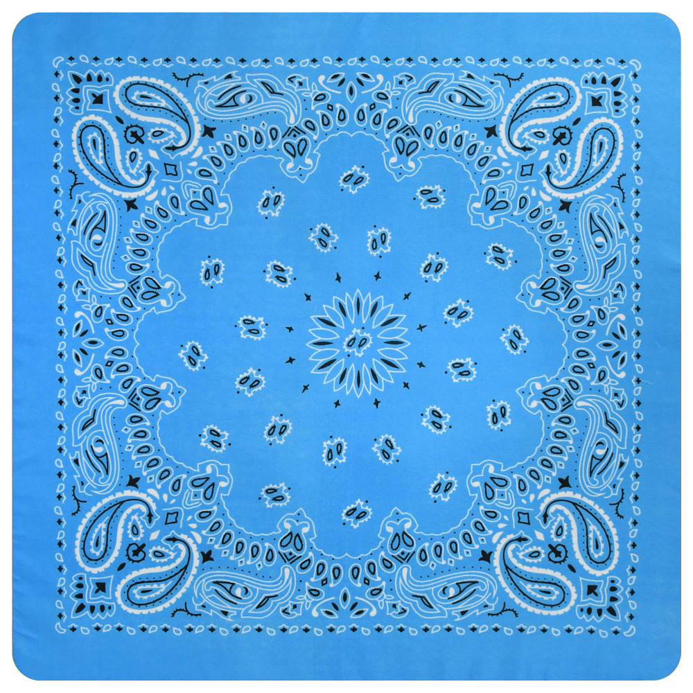 Picture of American West Coast Magic Hip Hop Riding Turban Hip Hip Hip Hop bandana Double Cashew Double Worm Square Scarf Wholesale