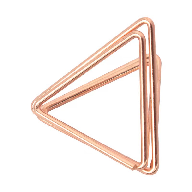 Picture of Spot double love note clip triangle business card clip desktop message clip heart-shaped photo clip hotel seat clip