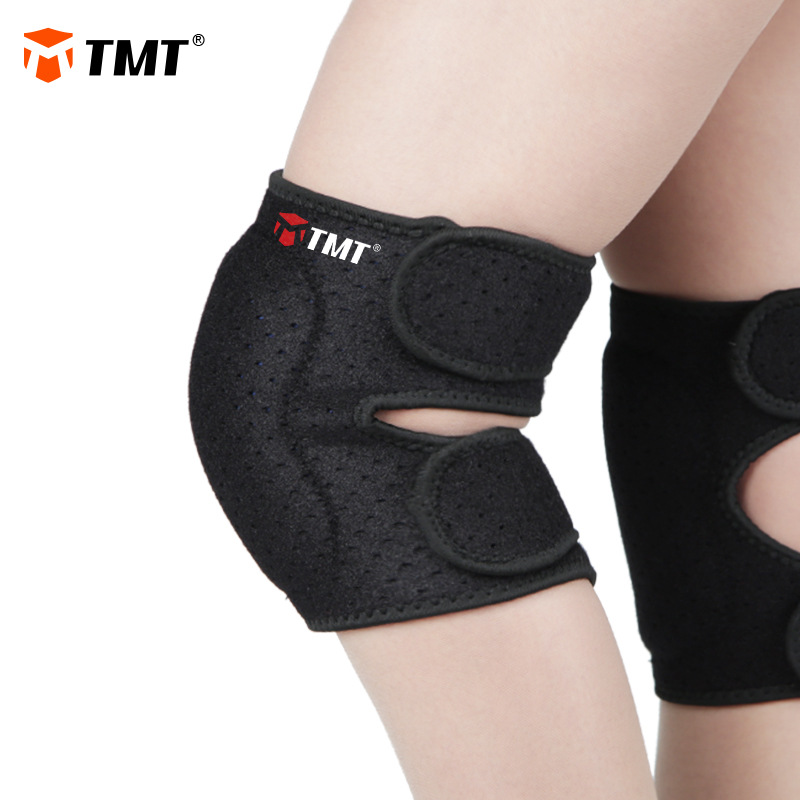 Tmt Sports Dance Knee Pads for Children, Thickened Sponge Eva Kneeling Anti-Collision Adjustable Knee Pads for Men and Women, Shock-Absorbing