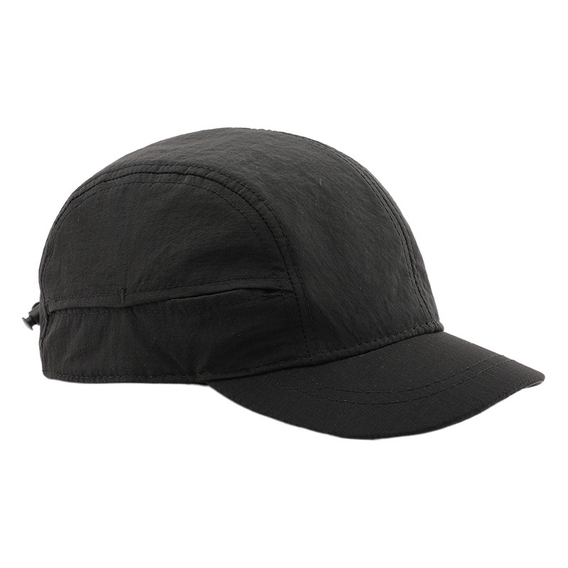 Japanese Male Personalized Short Eave Solid Color Light Plate Quick-drying Cap Outdoor Travel Sun Hat Baseball Cap