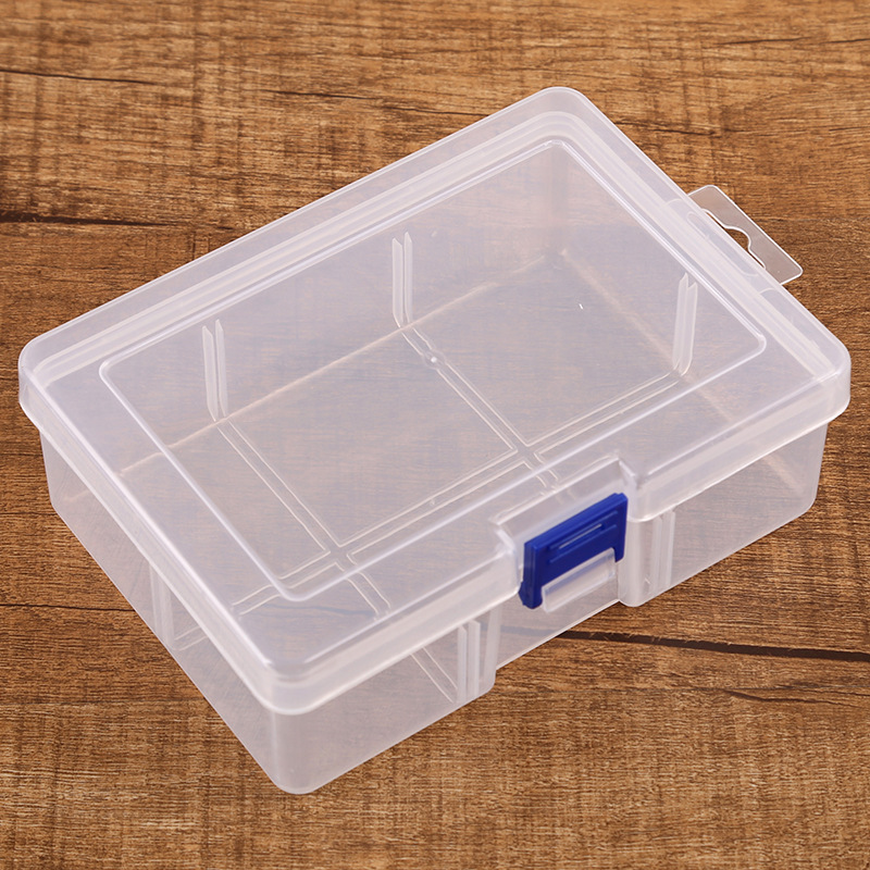 Factory in stock Lock Unlatched PP Empty Box Transparent Plastic Storage Box with Lid Lego Toy Building Blocks Storage Box