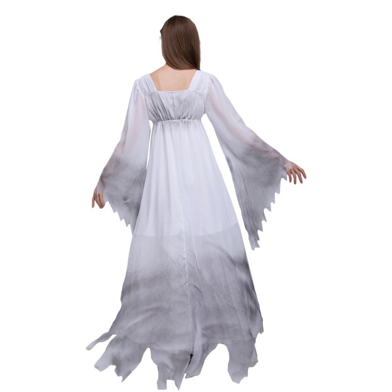 S-XXL Horror Zombie Costume Halloween Ghost Zombie Woman Ghost Costume Vampire Bride Play Ghost Festival Costume