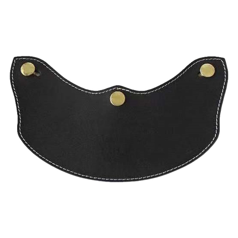 Spot fashion motorcycle safety helmet leather brim detachable electric motorcycle helmet brim windshield brim