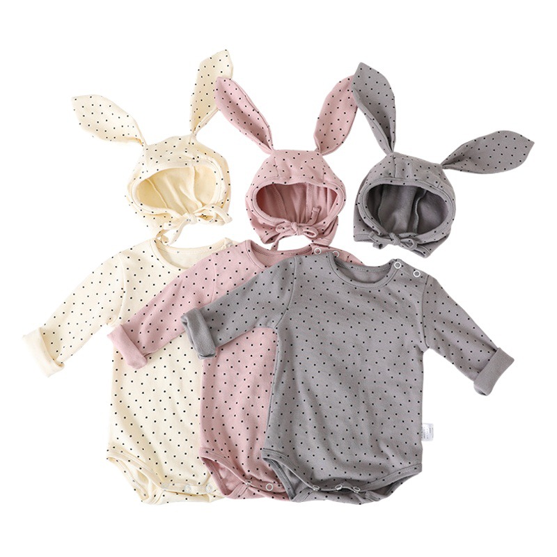 Baby Class a Pure Cotton Jumpsuits for Men and Women, Spring and Summer Long-Sleeved Rompers for Newborns That Can Be Worn Outside the Fart Clothes