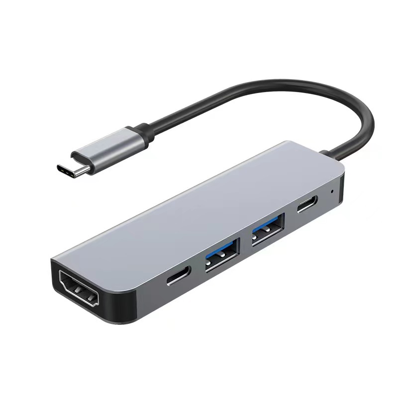 Laptop HDMI Screen Projection 4K Suitable for Apple MacBook Docking Station Type-C Expander Cross-Border Exclusive Supply