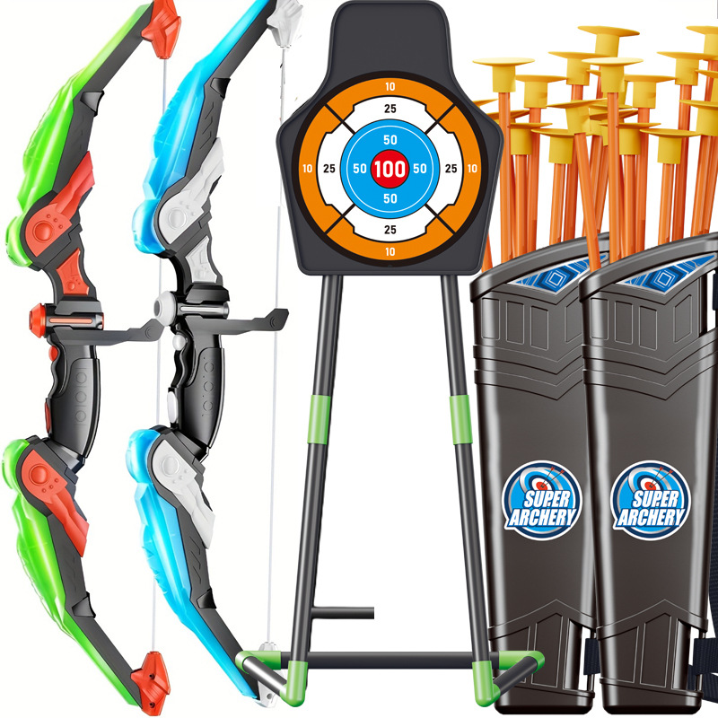 Picture of Cross Border Kids Sports Shooting Toys Boys Light Bow suit Outdoor Sports Toys