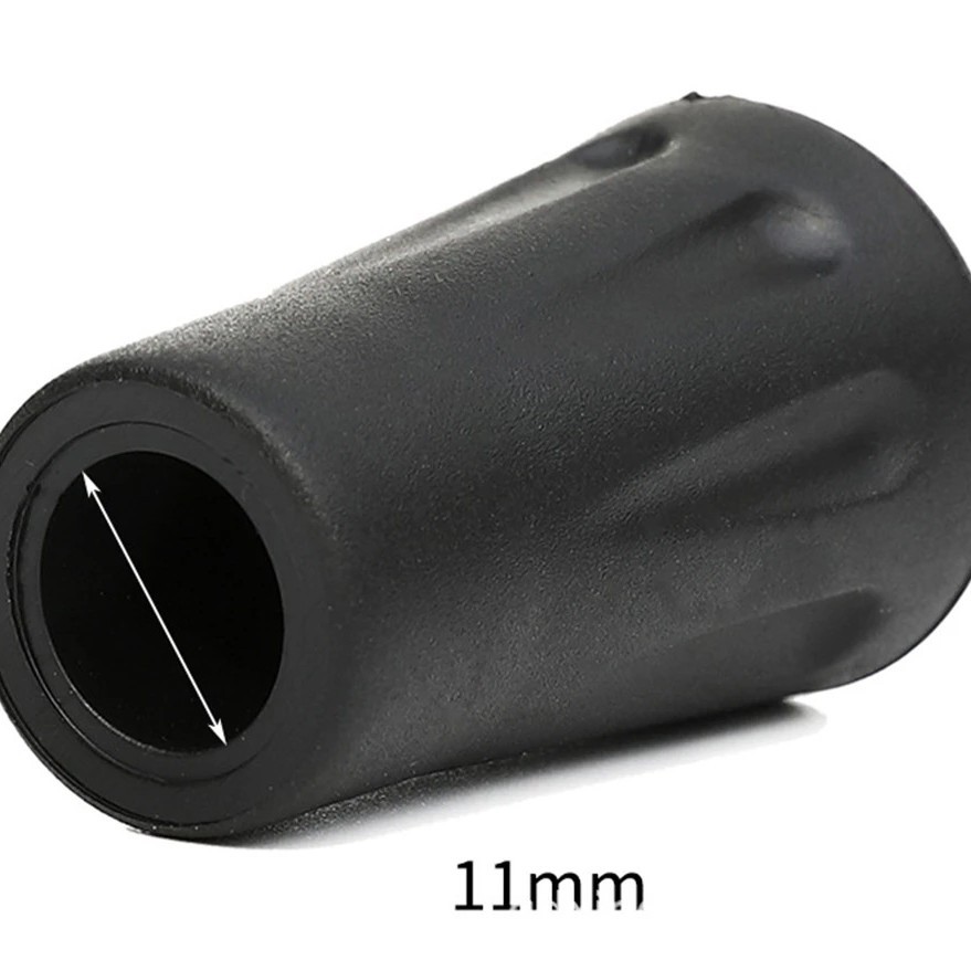 Picture of Mountaineering Staff Accessories Non-slip Rubber Sleeve Mountaineering Staff Shock Absorbing Wear-resistant Tip Sleeve Protective Foot Sleeve Accessories Cylindrical Head