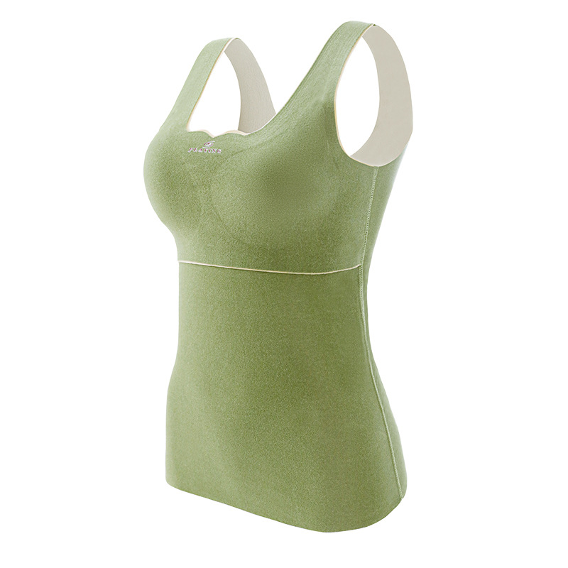 Picture of Oxygen-friendly 2.0 Velvet Lined Thickened Thermal Vest Women's All-match Base Shirt Slim-fit Seamless Thermal Underwear for Women