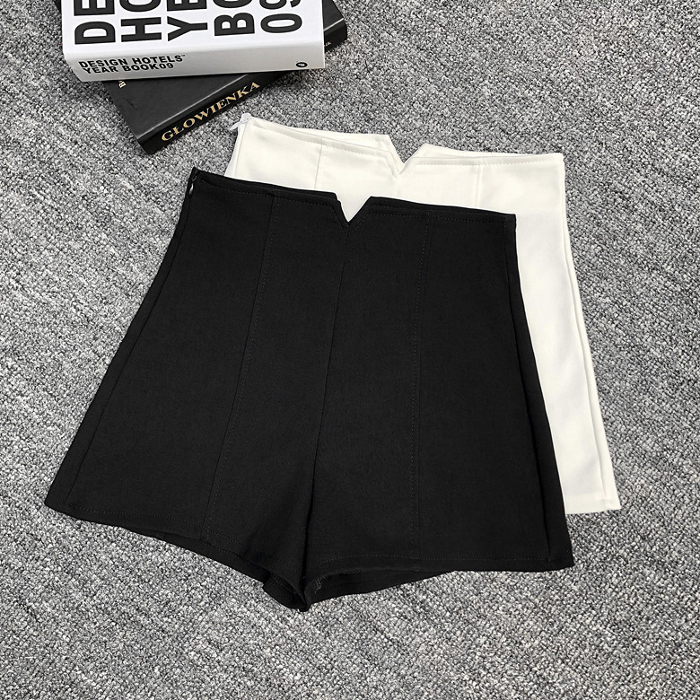 Shorts Women's 2024 New Spring and Summer Korean Style Elastic A- line Wide Leg High Waist Casual Pants All-match Slimming Outer Wear Boots Pants