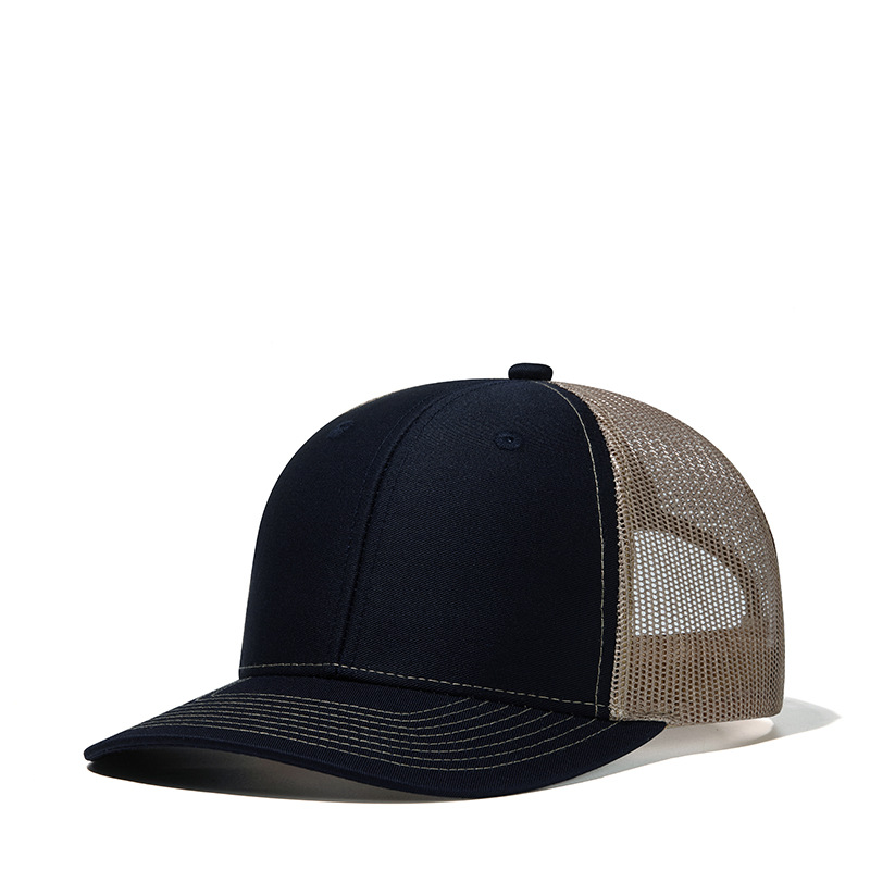 Picture of Wish Micro Bend Hat Rim Truck Hat Men's Outdoor Sun Shading Net Hat Mountaineering Fishing Truck Drivers Hat