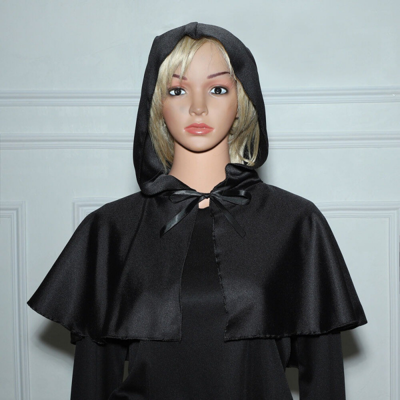 European and American style Halloween black short pointed hat small shawl secondary animation role playing cloak foreign trade generation