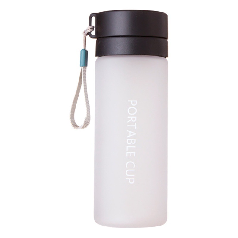 Water Cup Plastic Cup Sports Water Bottle Frosted Double Lid High Color Value Large Capacity Water Cup for Men and Women Student Drop Resistant Portable
