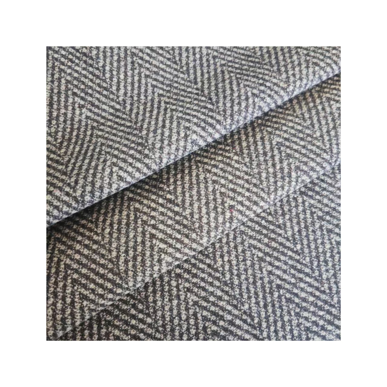 Picture of Shaoxing Manufacturer's Ready-Made Autumn and Winter Fancy Herringbone Fabrics, Fashion Suits, Shoes, Hats, Bags, Herringbone Woolen Fabrics