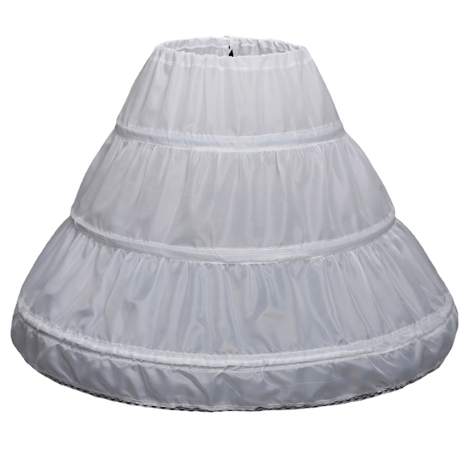 Picture of Children's Princess Skirt Skirt Skirt Girl's Little Dress Pruffled Skirt Wedding Dress Long Skirt Steel Ring Fishbone Cartilage Skirt Accessories
