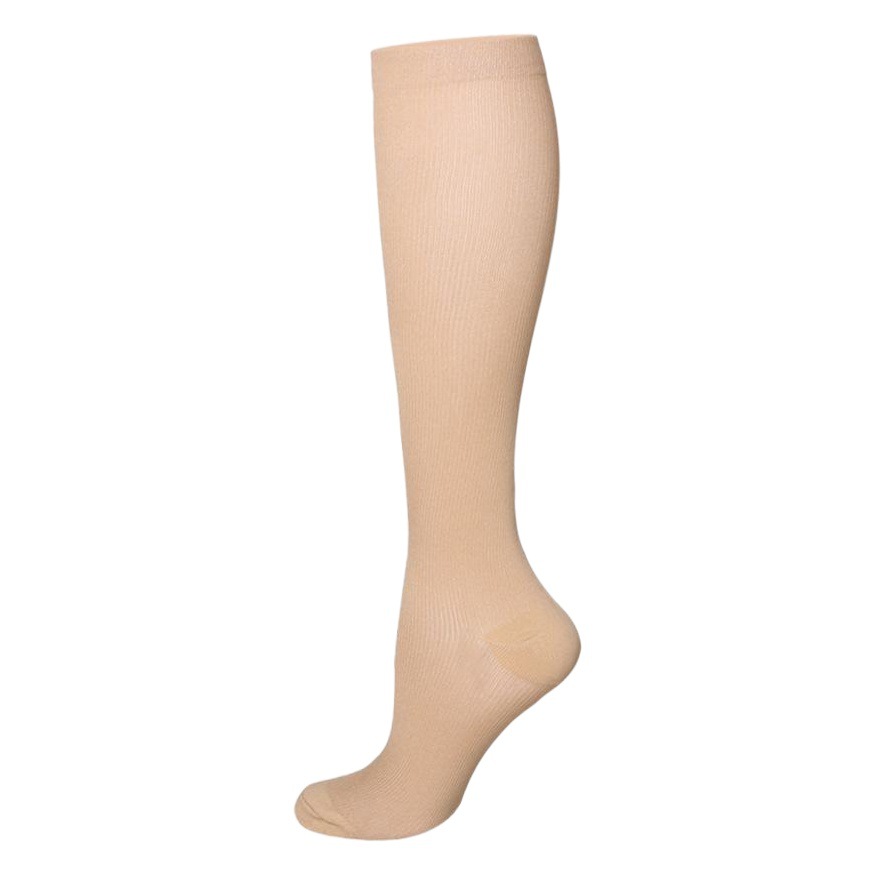 Solid Color Compression Socks Outdoor Riding Running Breathable Adult Sports Socks Pressure Socks Spot