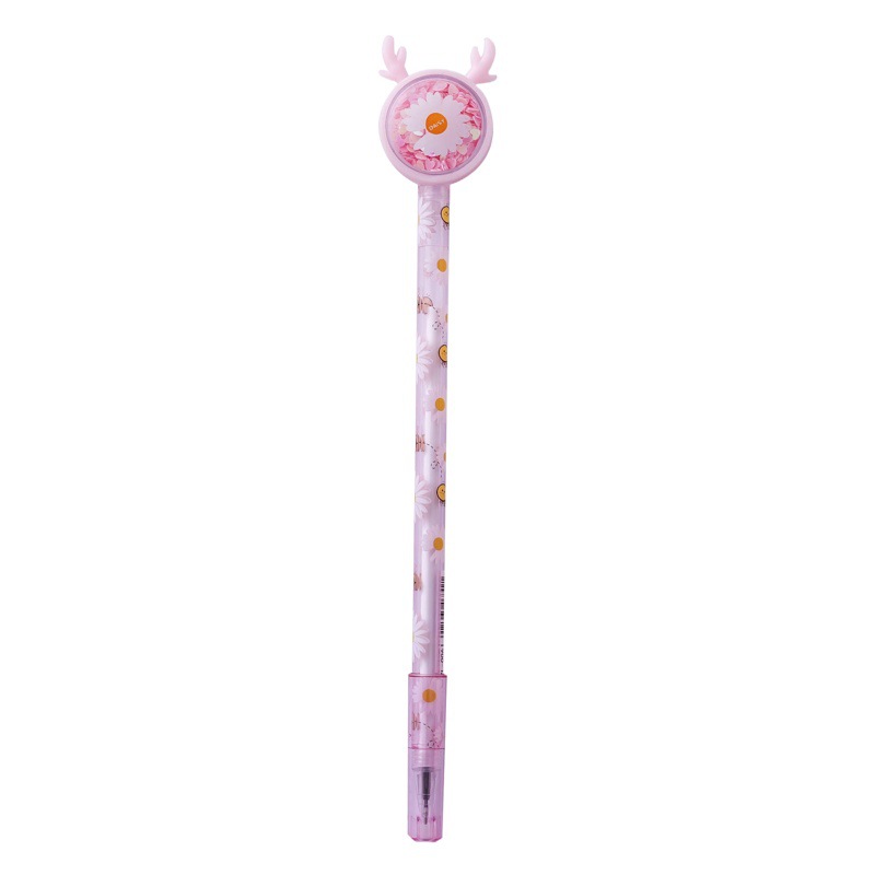 Girl Heart Sequins Gel Pen Student Notes Writing Black Pen Creative Cute Stationery Office Signature Pen