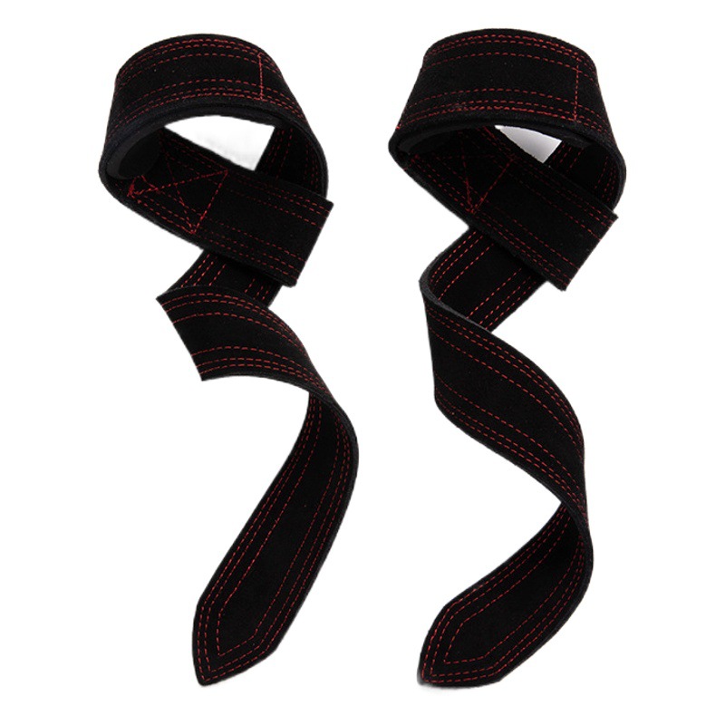 Weightlifting Wrist Support Belt, Grip Belt, Bodybuilding Fitness Pull Belt, Horizontal Bar Dumbbell Power Belt, Protective Stretching