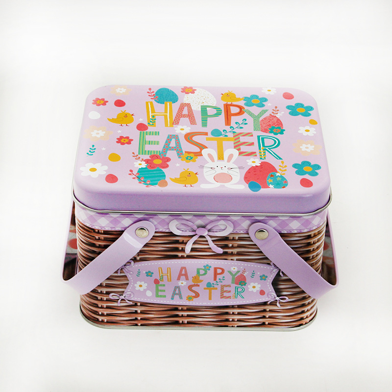 Picture of High-End Gift Jar Mid-Autumn Festival Suitcase Candy Cookie Tin Box Biscuit Box Mooncake Box Square Large Mid-Autumn Festival Gift Box