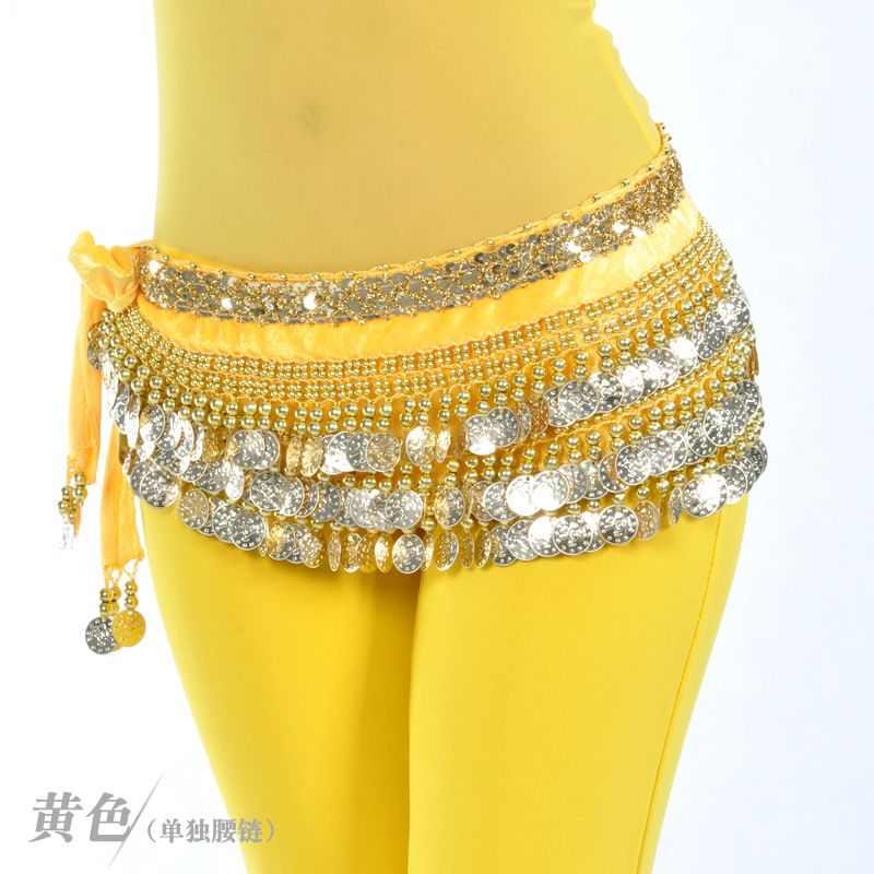Picture of 248 Currency Belly Dance Waist Chain Belly Dance Ordinary Waist Chain Practice Belly Dance Belt Waist Towel