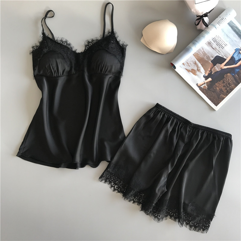 Cross-border supply foreign trade hot sexy underwear sexy split lace pajamas sexy suit wholesale