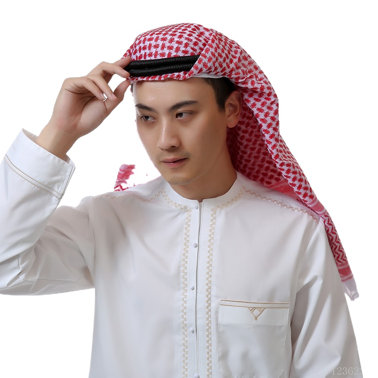 Saudi Arabia men's headscarf Dubai UAE travel men's headscarf headband cross-border wholesale temutemu