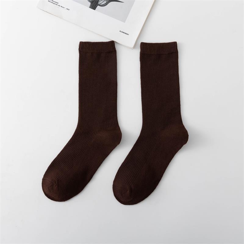 Picture of Spring and summer women's socks solid color dopamine color tube socks Zhuji pile socks ladies candy color socks cotton socks