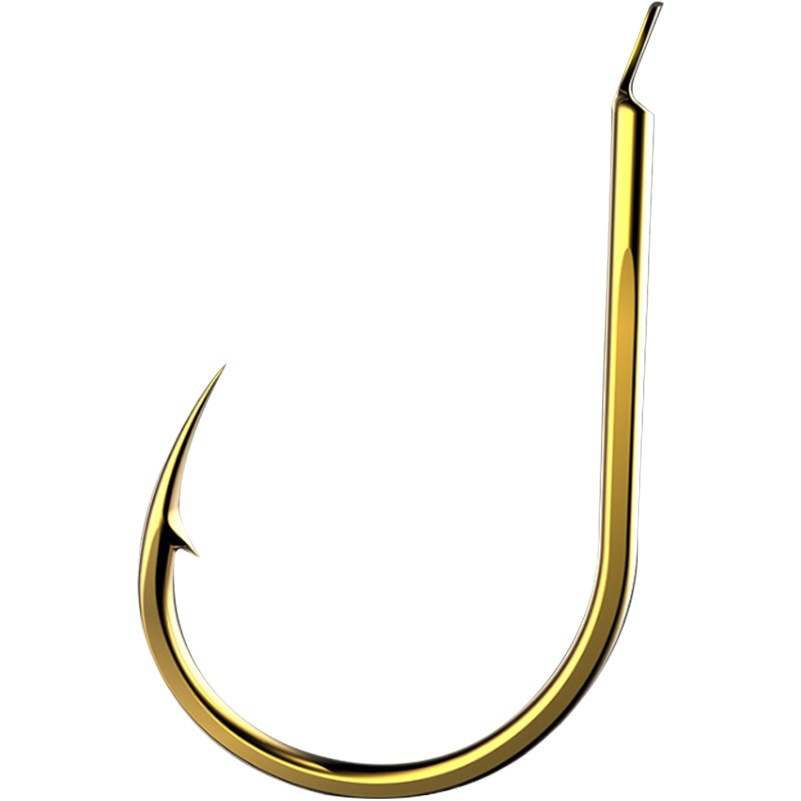Thousands of gold crooked mouth hook competitive table hook fishing hook fishing supplies accessories bulk hook