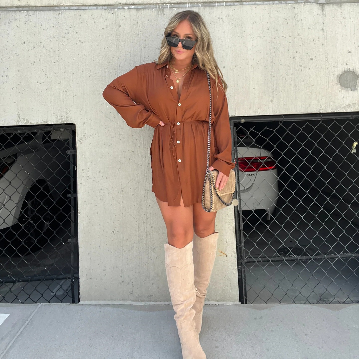 2025 European and American Cross-Border Spring New Women's Clothing Independent Station Aliexpress Fashion Loose Large Size Shirt Long-Sleeved Shirt