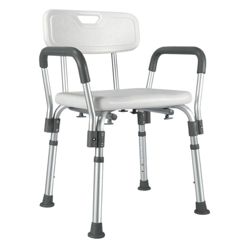 Cross-border family essential elderly bath chair with armrest and backrest bath stool for pregnant women bath stool special shower chair