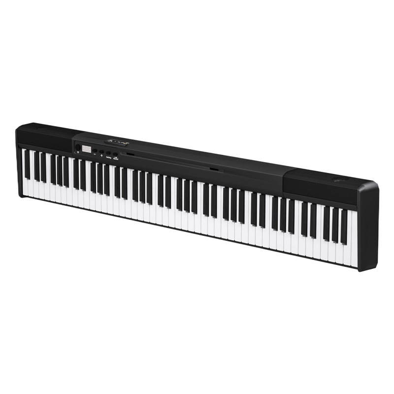 88-Key Portable Digital Piano Keyboard Full Size Semi-Weight Bx-16 Electric Piano Sustain Pedal Digital